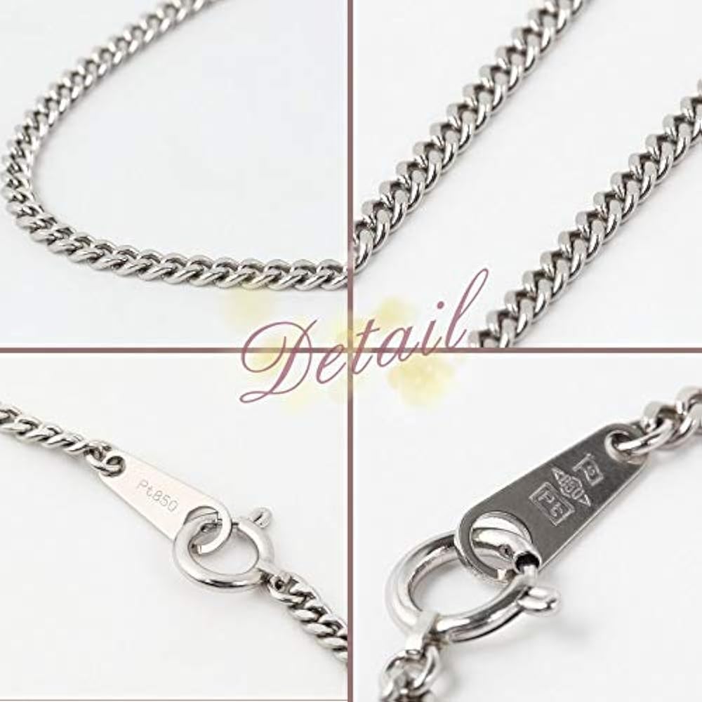 Pt850 ブレス　★Jr Pt850 プラチナ850 喜平ブレスレット 8面トリプル フラット